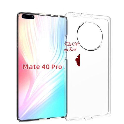 Чехол MyPads девушка-полностью-в-красном женский для Huawei Mate 40 Pro (NOH-NX9) задняя-панель-накладка-бампер чехол mypads девушка в шкуре волка женский для huawei mate 40 pro noh nx9 задняя панель накладка бампер