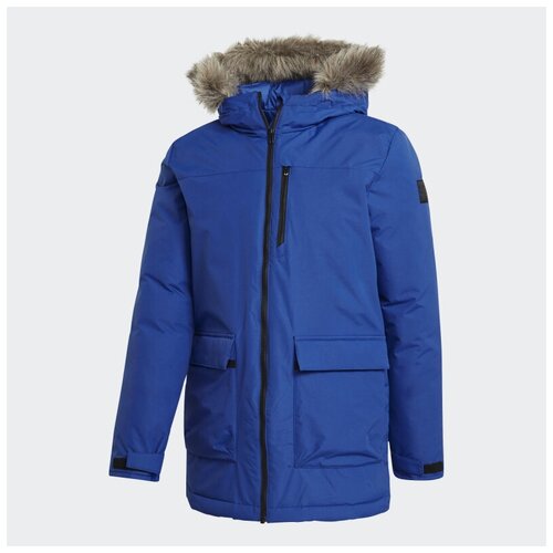 фото Парка adidas xploric parka ge5807 мужская, цвет синий, размер 2xl