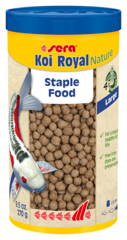 Корм для кои Sera Koi Royal Large Nature, от 25 см, 1 л, 270 гр