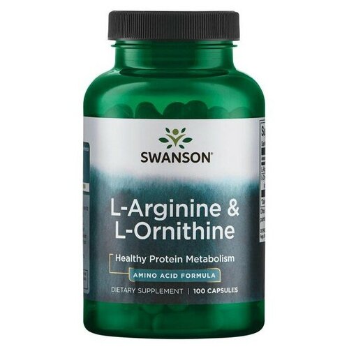 Swanson L-Arginine & L-Ornithine 100 капс (Swanson)