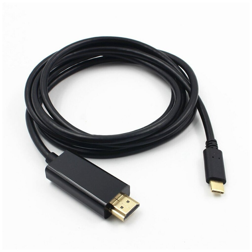 Кабель USB Type-C - HDMI 1.8 м - черный