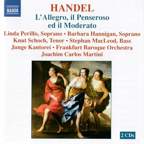 Handel - Allegro, Il Penseroso Ed Il Moderato-Oratorio < Naxos CD Deu (Компакт-диск 2шт) компакт диски warner classics john eliot gardiner handel l allegro il penseroso ed il moderato 2cd