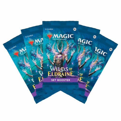 Magic The Gathering: 5 сет-бустеров MTG издания Wilds of Eldraine на английском