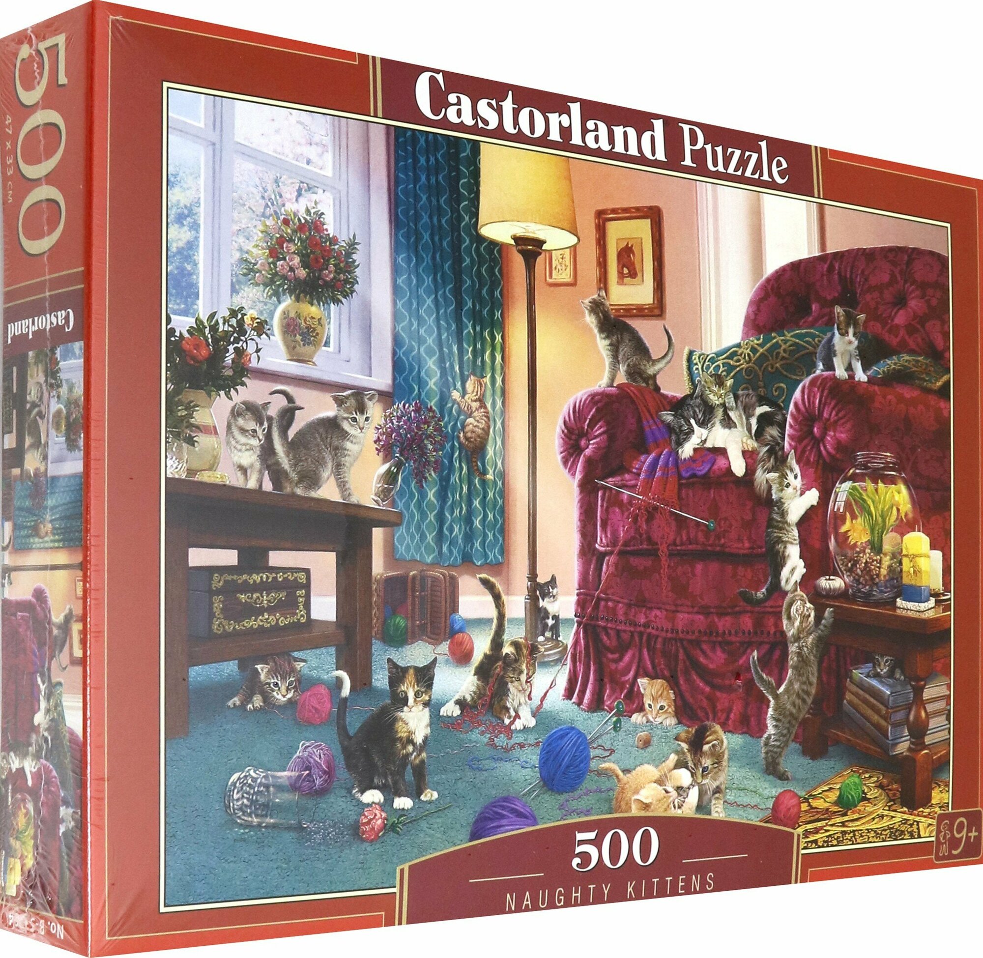 Puzzle-500 "Непослушные котята" (B-53254) Castorland - фото №6