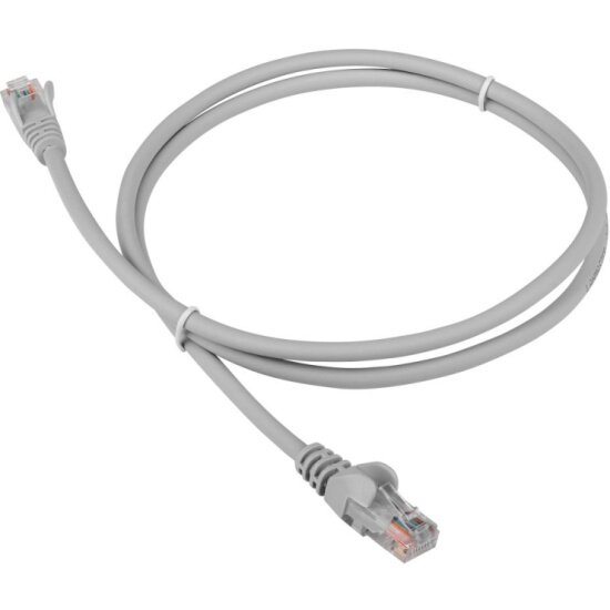 Патч-корд Lanmaster UTP LAN-PC45/U5E-0.5-GY кат.5е 0.5м серый LSZH