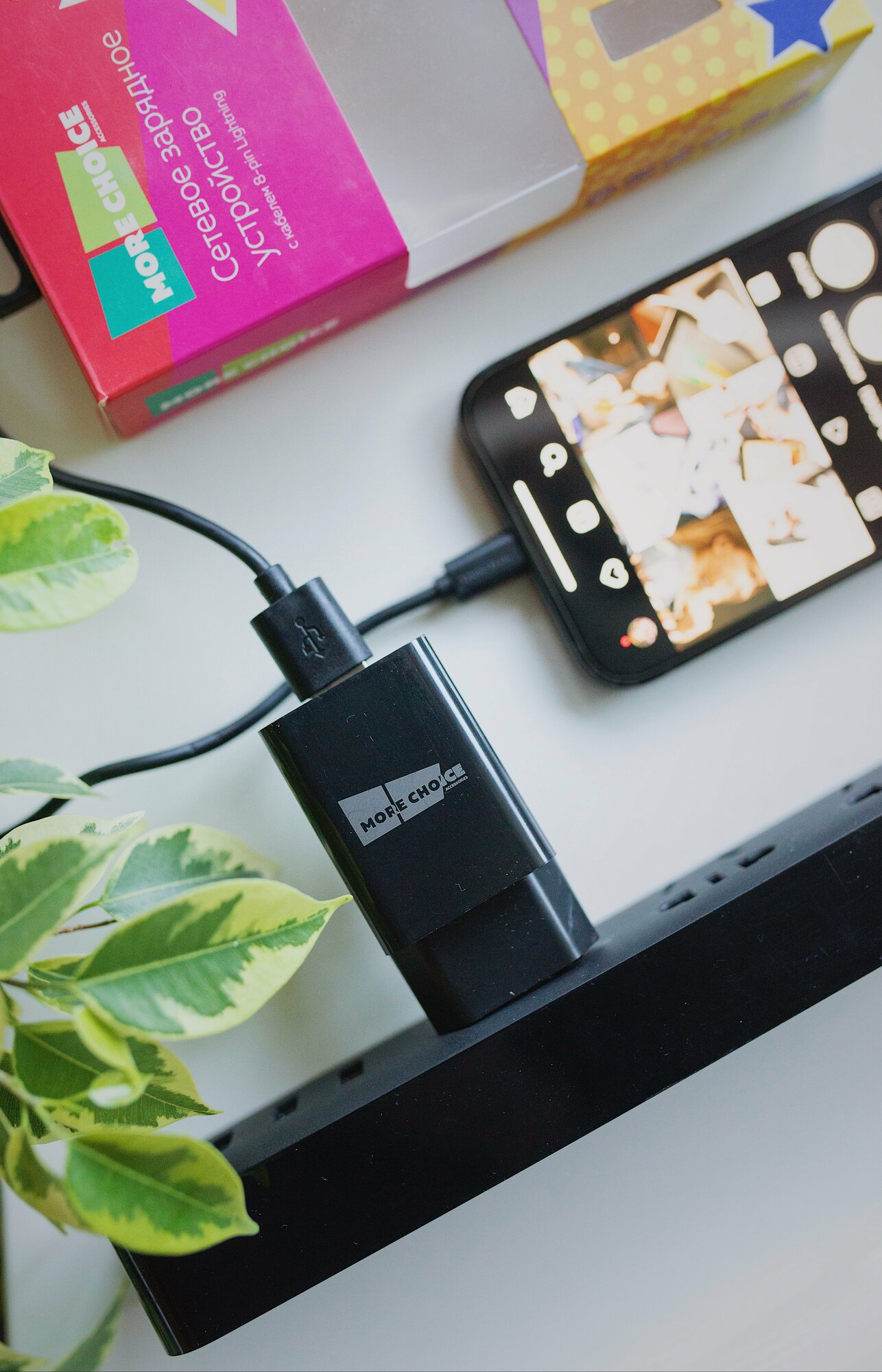 Зарядное устройство сетевое More Choice 1USB 1.0A для Lightning 8-pin White - фото №14