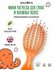 Solomeya Расческа для сухих и влажных волос мини Оранжевый  Осьми...