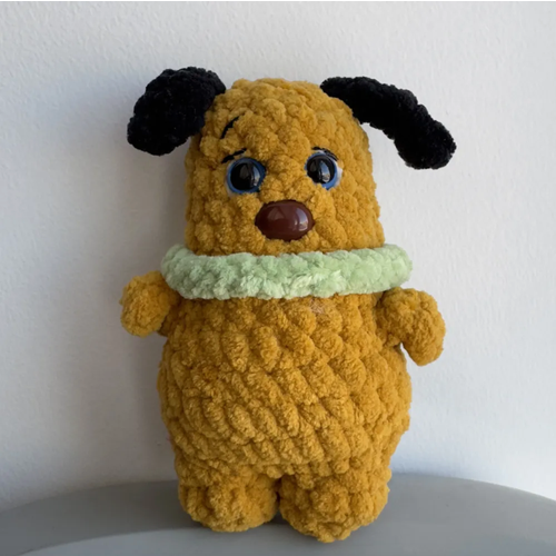 Брелок Мастерская Елены, гладкая фактура, желтый, розовый