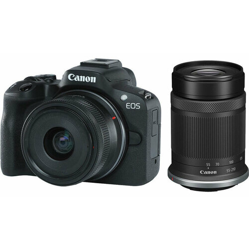 Цифровой фотоаппарат Canon EOS R50 kit RF-S 18-45/4.5-6.3 STM+RF-S 55-210mm