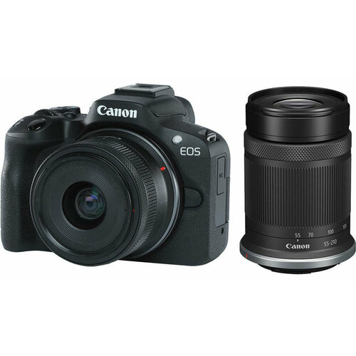 Цифровой фотоаппарат Canon EOS R50 kit RF-S 18-4545-63 STMRF-S 55-210mm 11999000₽