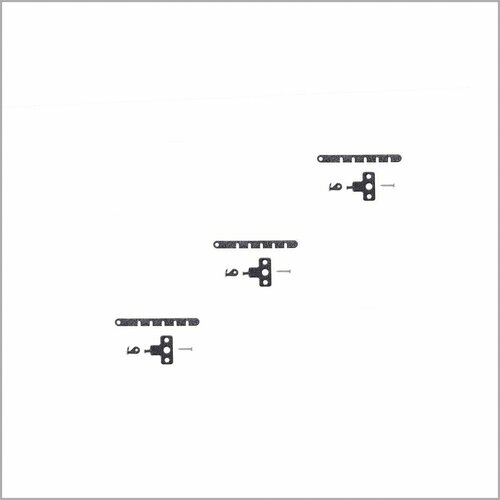 Ограничитель на окноограничитель для окна металлический Стандарт-2 серебряный антик комплект 3 шт 630₽