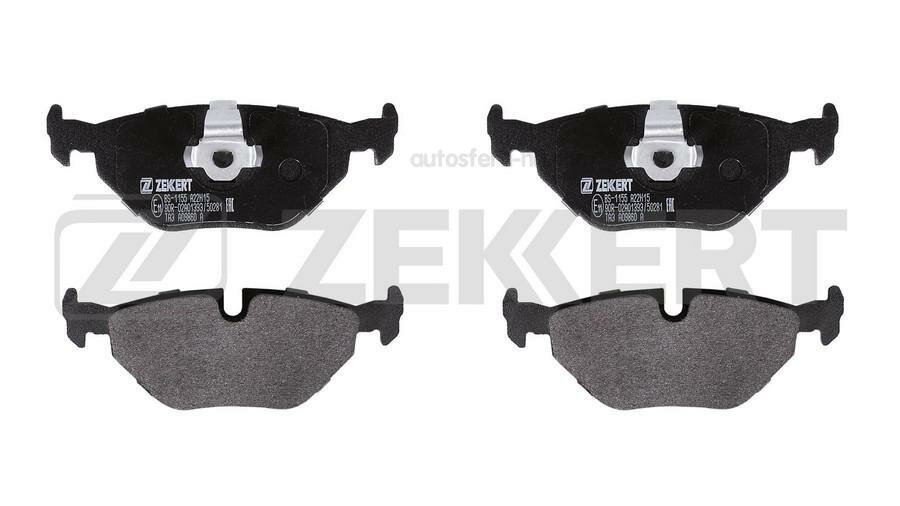 ZEKKERT BS1155 Колодки торм. диск. задн. BMW 3 (E36 E46) 90- Z1 90- Z4 (E85 E86) 02- Rover 75 (RJ) 99- Saab 9-5
