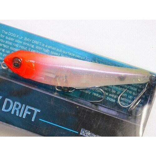 Воблер Megabass Dog-X Jr. Bay Drift (Crystal Red Head) 5pcs float drift tackle sliding tool color silicone copper head rotation drift connector fishing gear fishing floats