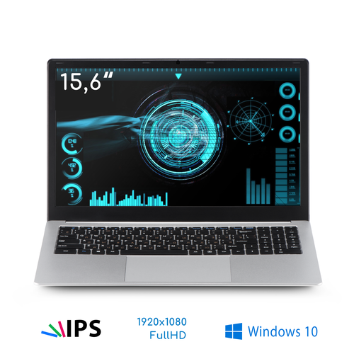 Ноутбук Azerty AZ-1504 156 1920x1080 Celeron 4x15 Ghz 8Gb RAM 256Gb SSD 2350300₽