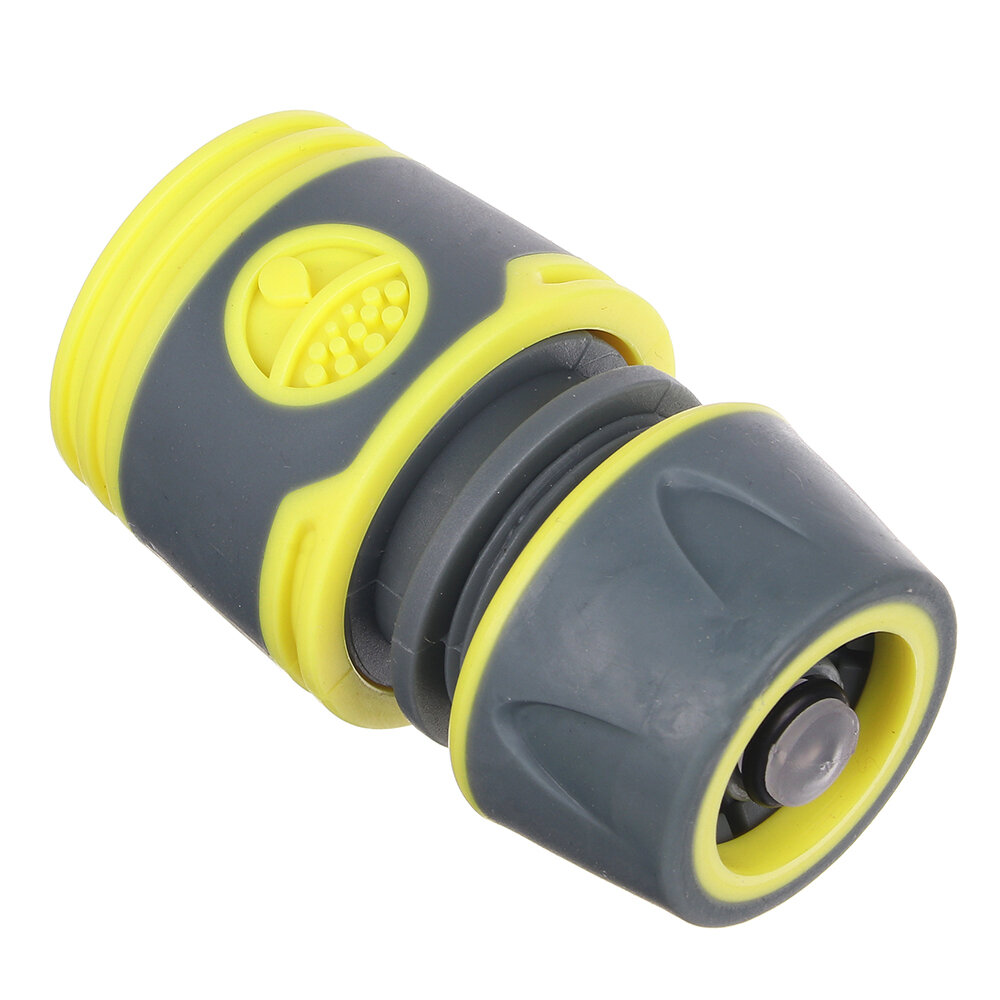 INBLOOM PROF+ Коннектор быстросъемный для шланга 1/2 с аквастопом обрезиненное покрытие ABS