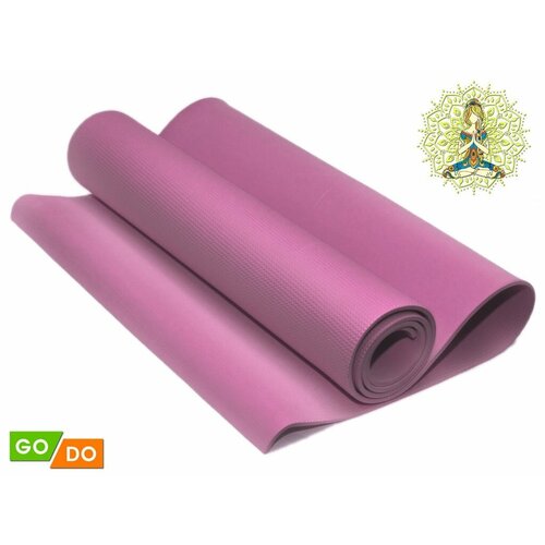 Коврик гимнастический. КВ6106 (Розовый) коврик гимнастический кв6106 фиолетовый