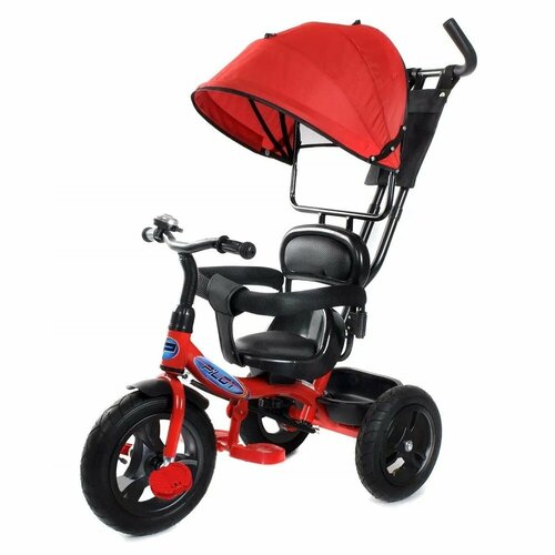 Велосипед 3-х колес с руч управ цв красный надув 925000₽