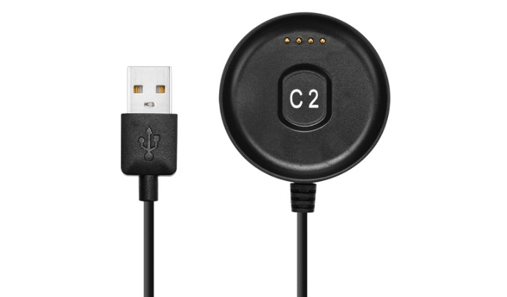 USB-зарядное устройство/док-станция магнитный кабель MyPads для умных смарт-часов Ticwatch C2 — фото 1