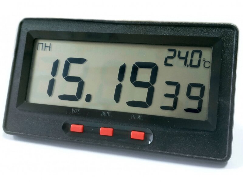 Часы-термометр настольные электронные "Интеграл ЧЭ-08"