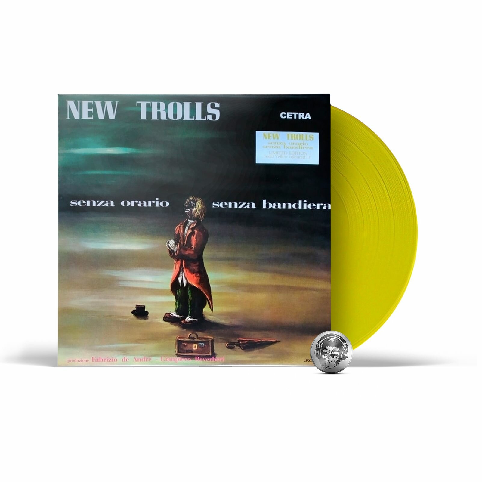 New Trolls - Senza Orario Senza Bandiera (coloured) (LP) 2017 Solid Yellow, Gatefold, Mono, Limited Виниловая пластинка