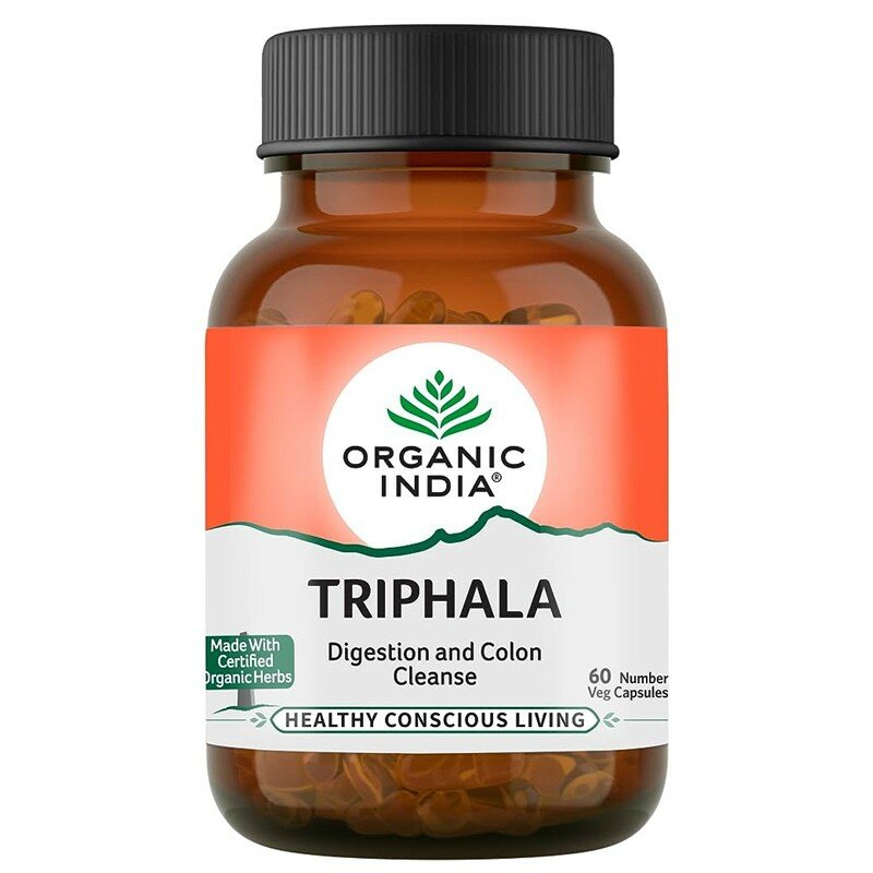 Трифала Органик Индия (Triphala Organic India), 60 капсул