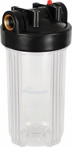 Корпус фильтра аквабрайт АБФ-20ББ-ПР прозрачный 1"