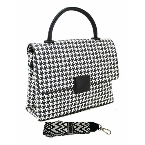 Сумка кросс-боди , белый, черный