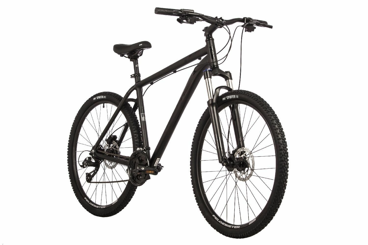 Велосипед STINGER 27.5" ELEMENT PRO черный, алюминий, размер 18"