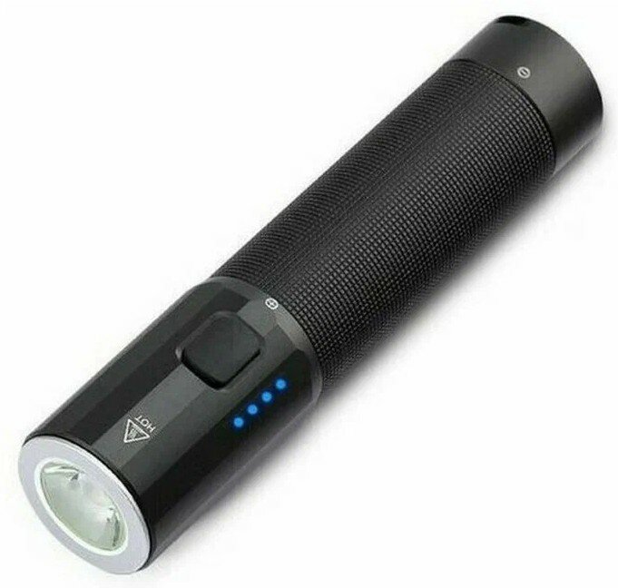 Маленький фонарик Xiaomi NexTool Mini Tactical Flashlight 1200lm IPX4 (NE20069) черный