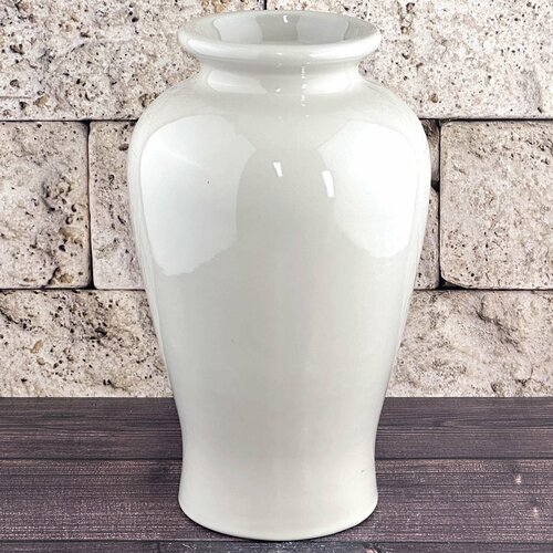 Ваза для цветов керамическая Sonet бежевая h31см 133 декоративная красивая необычная Уд БФдекор10мл Уд БФкомнат10мл Корневин4г 3000₽