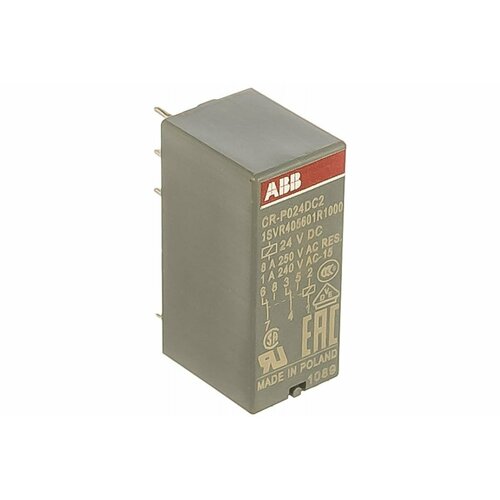 Коммутационное реле ABB 1SVR405601R1000 8 А 24 В реле cr p110dc2 110b dc 2пк 8а код 1svr405601r8000 abb 1 шт