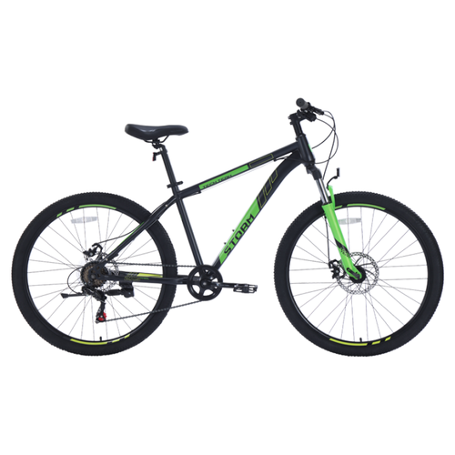 Горный MTB велосипед TechTeam Storm 275 disc 2024 рама 17 черныйзеленый 25990₽