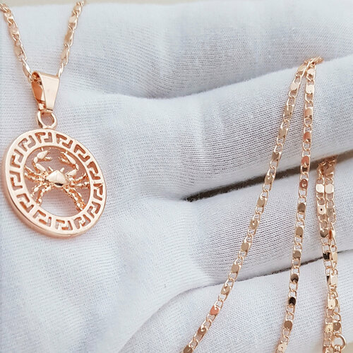 Комплект бижутерии, золотистый