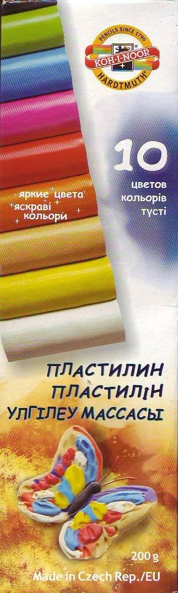 Koh-I-Noor Пластилин, 10 цветов