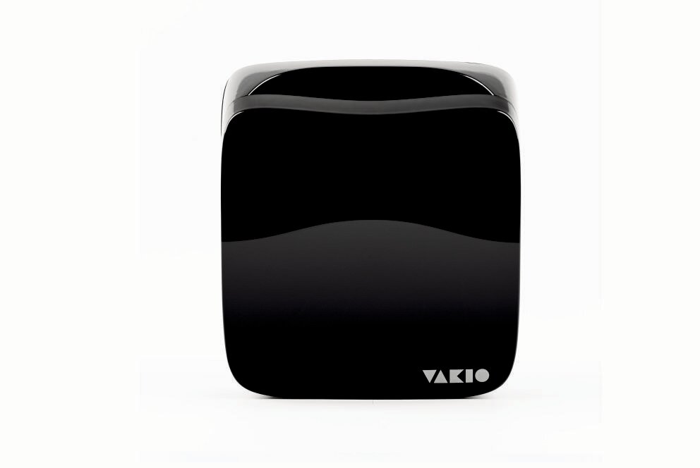 Приточный клапан Vakio KIV Smart, черный, настенный, с фильтром предварительной очистки