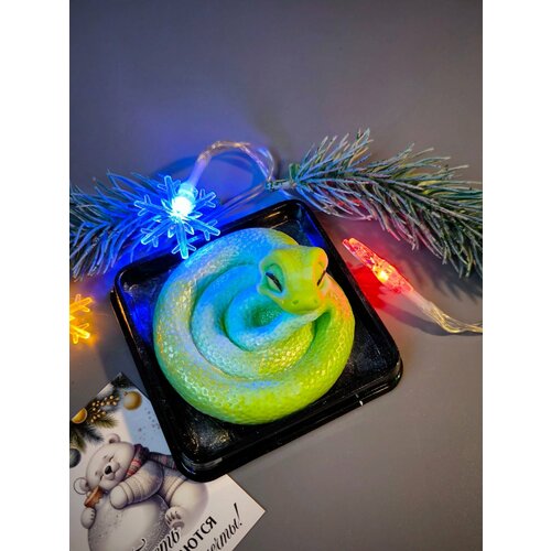 Подарок на Новый год, змея, мыло ручной работы