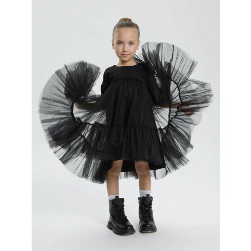 фото Платье nikki bambino новый год, размер 128, черный