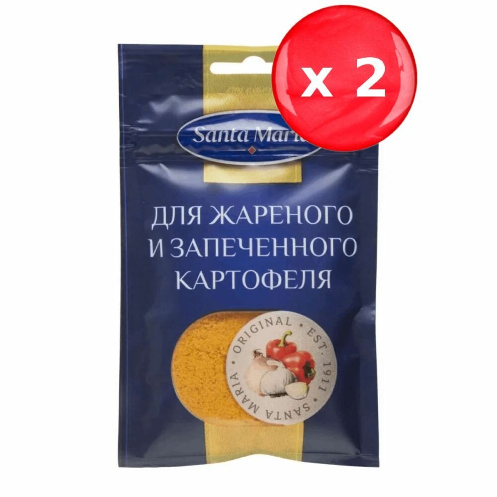 Santa Maria Приправа для жареного и запеченного картофеля Швеция, 30 г х 2 шт