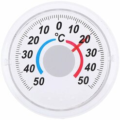 Термометр HELTC стеклянный белый