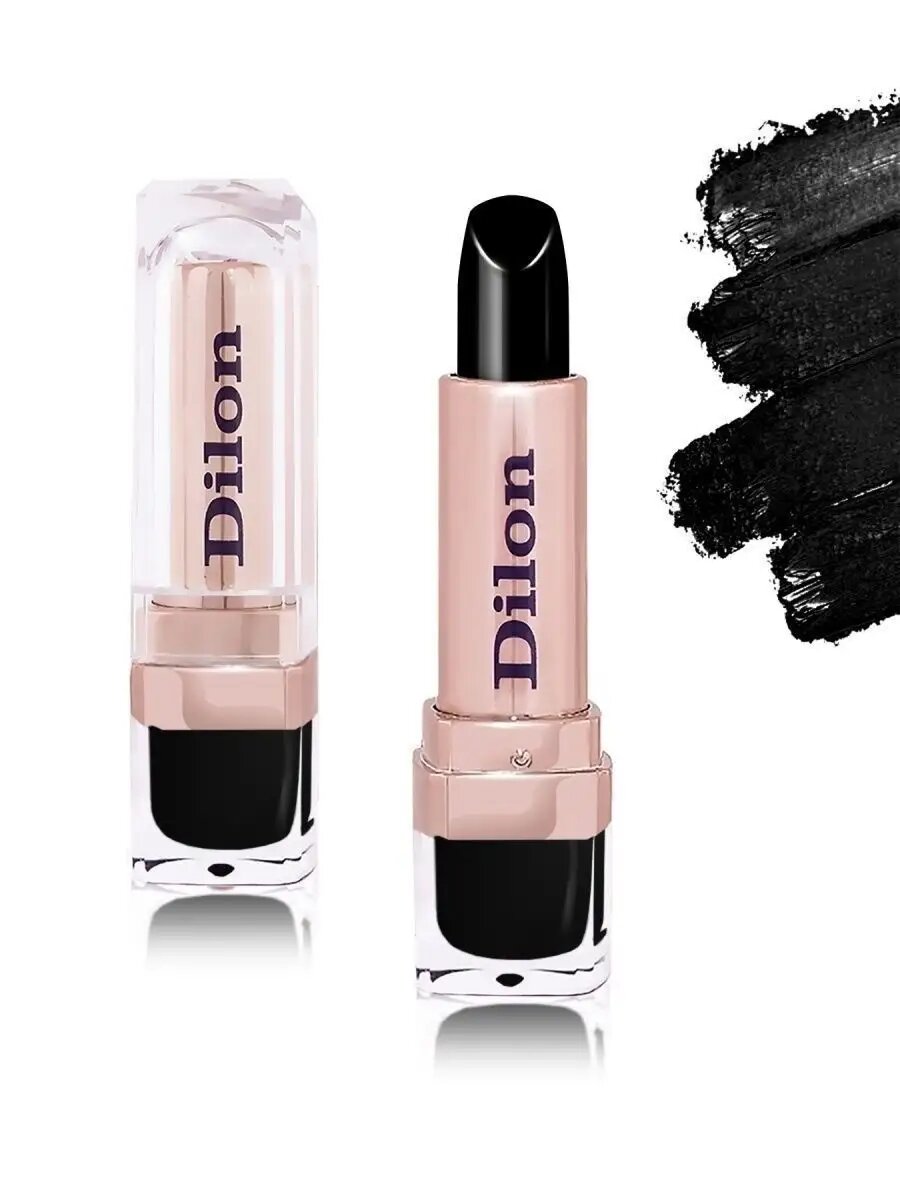 Помада Dilon Hydra Essence, кремовая, увлажняющая, черный цвет — фото 1