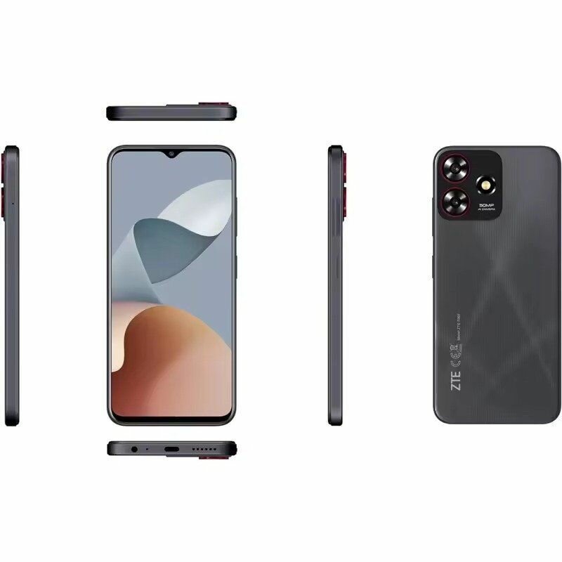 Смартфон ZTE Blade A73 глобальная версия 4ГБ/128ГБ(с наушниками), черный — фото 1