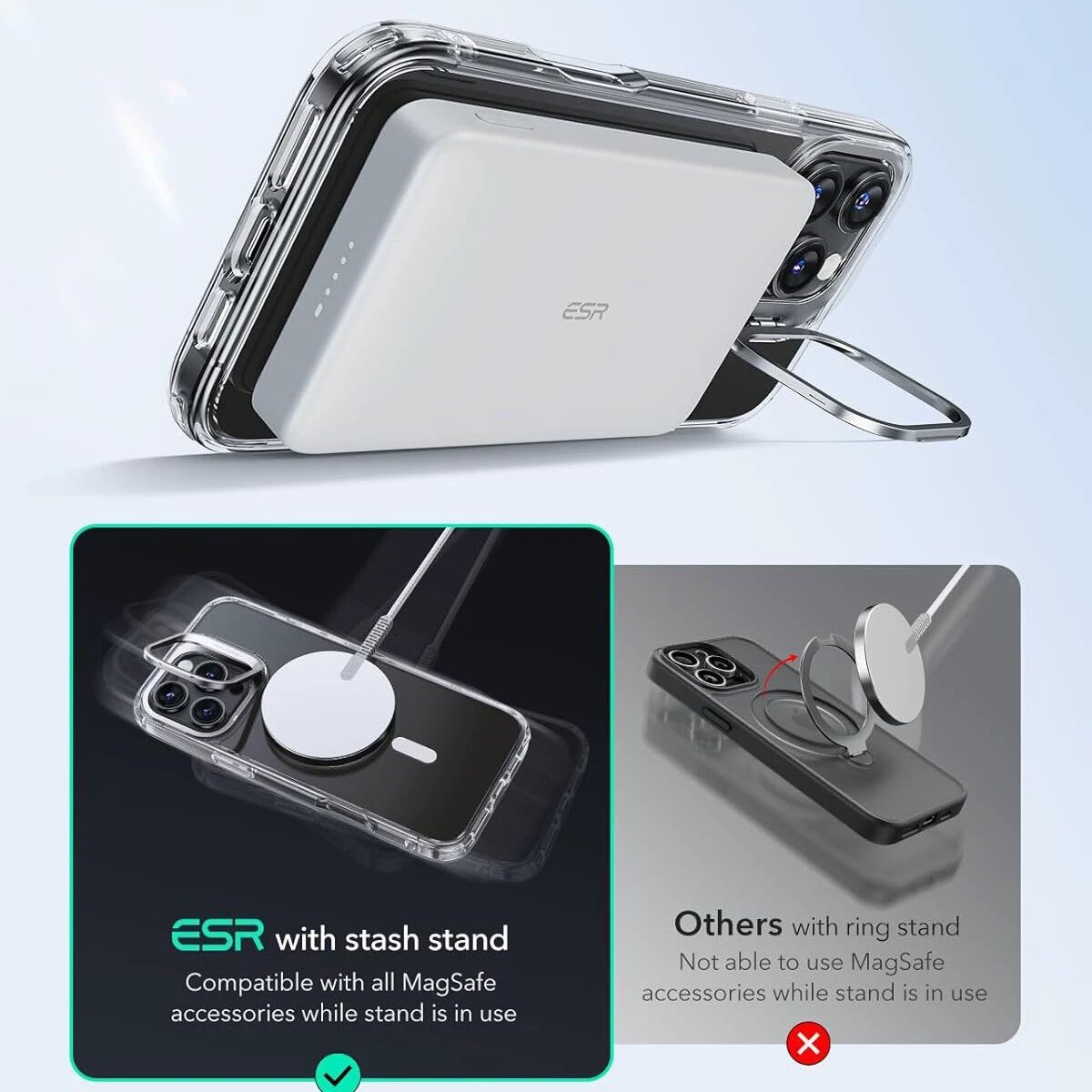 Чехол Creative Case для Apple iPhone16 Pro (айфон 16 про) магнитный, совместимый с MagSafe (магсейф), противоударный — фото 1