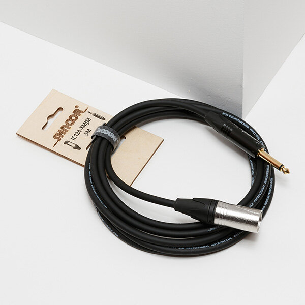 Кабель микрофонный Shnoor IC124-XMJM-10m — фото 1