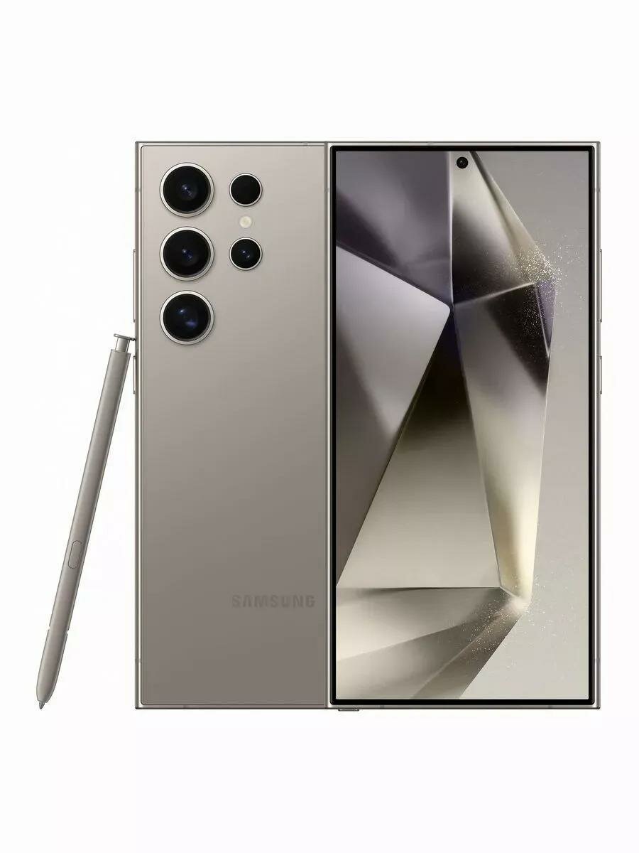 Смартфон Samsung Galaxy S24 Ultra 12/1Tb, SM-S928B/DS, Dual: nano SIM + eSIM, Titanium Gray (серый)