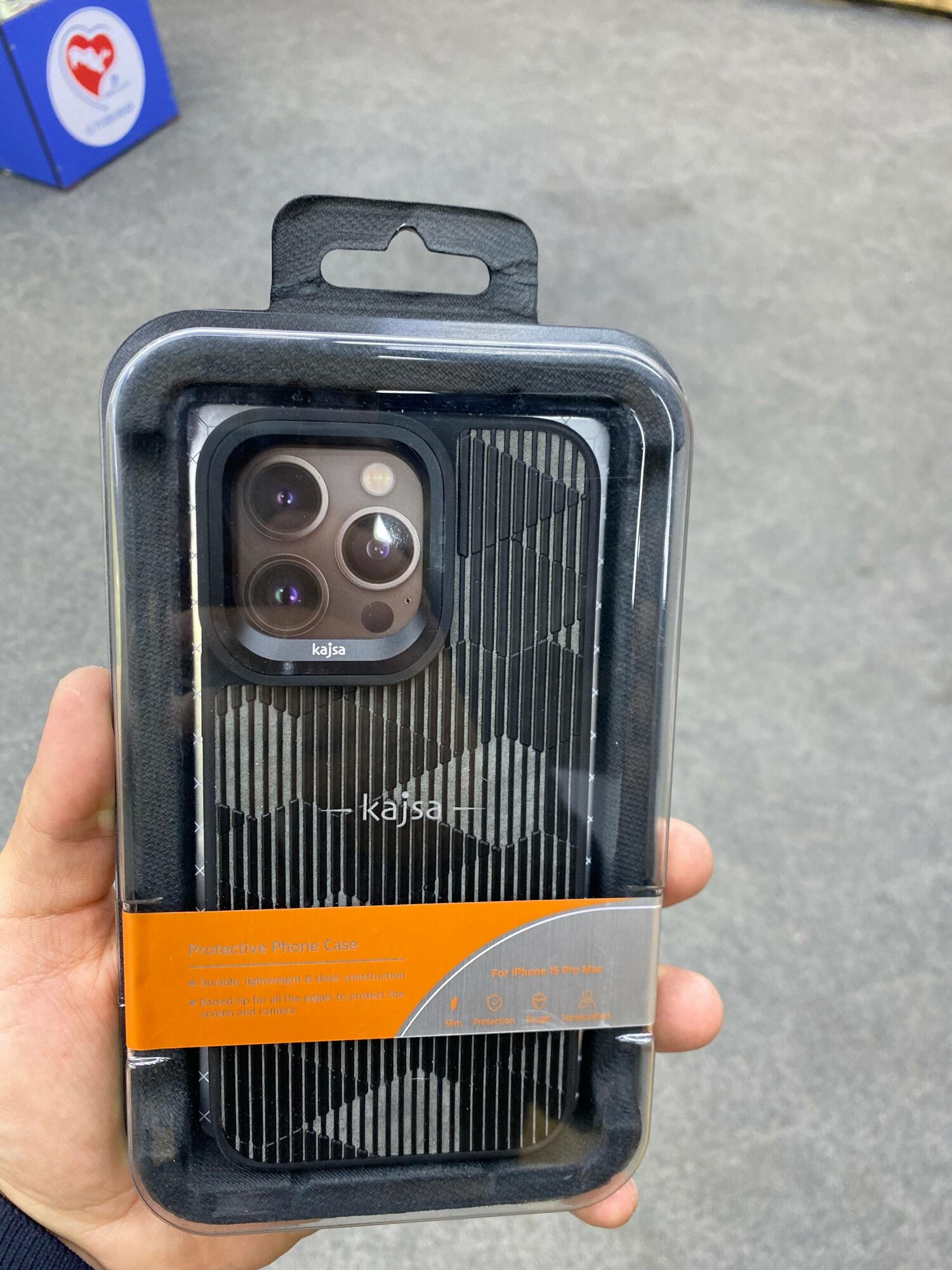 Защитный чехол Kajsa для iPhone 15 Pro max — прочный, стильный, с защитой камеры