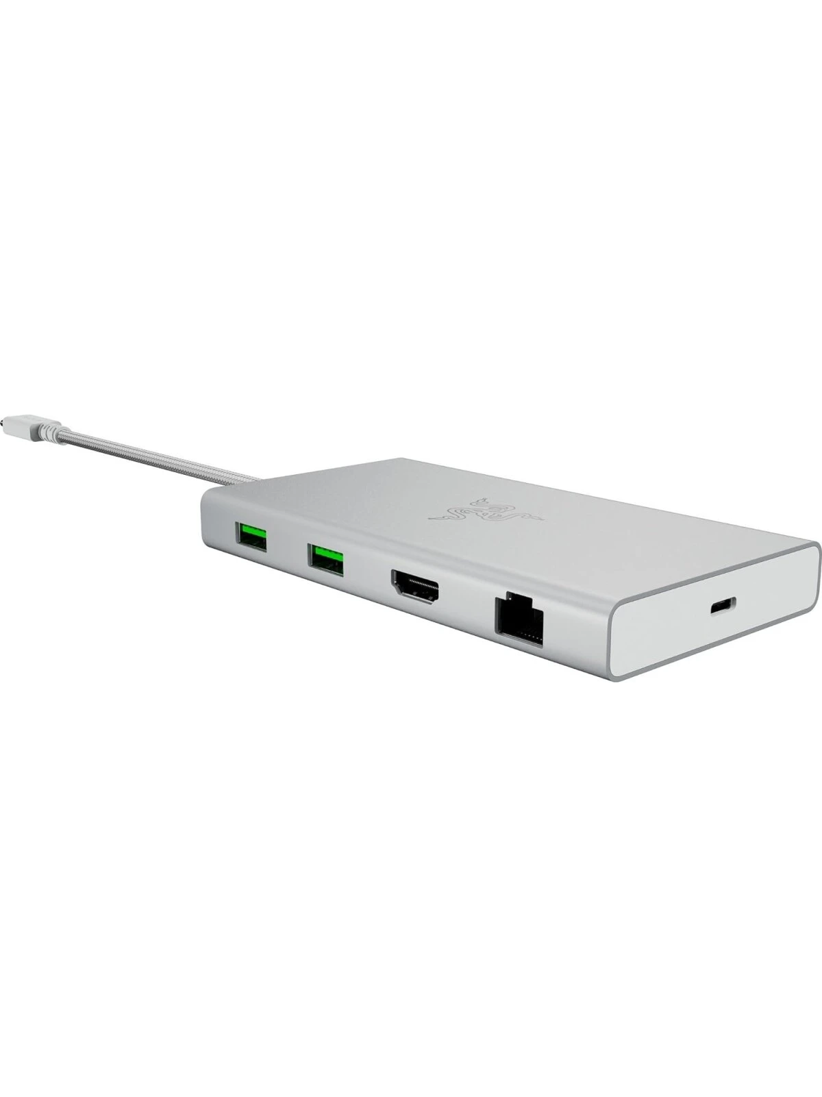 Док-станция RAZER USB-C Dock Mercury White (RC21-02250200-R3M1) — фото 1
