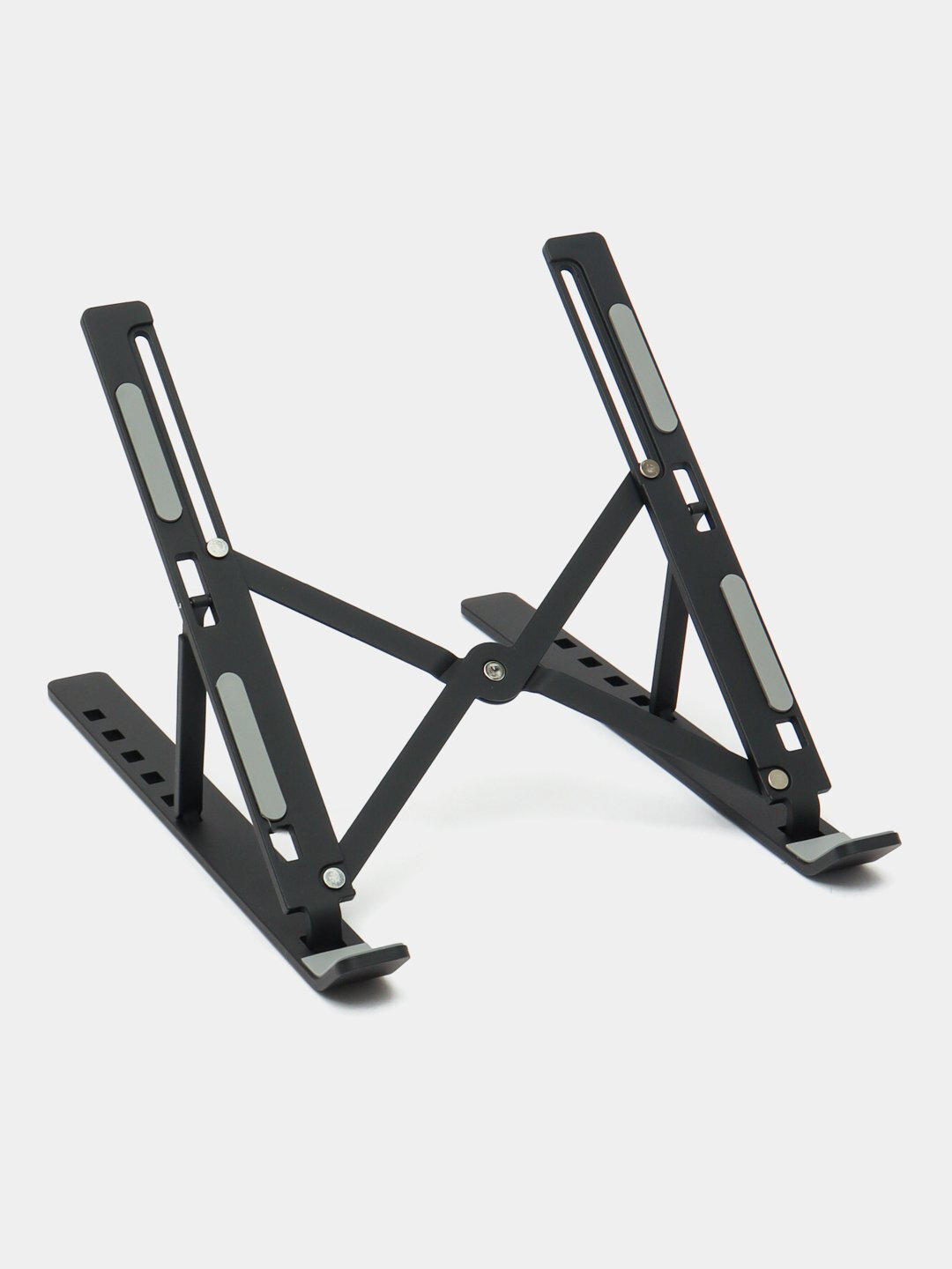 Подставка для ноутбука складная регулируемая, металлическая, универсальная, до 17”, чехол в комплекте