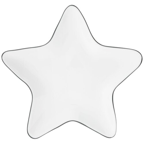 фото Тарелка star black edge размер: 16 см t&g