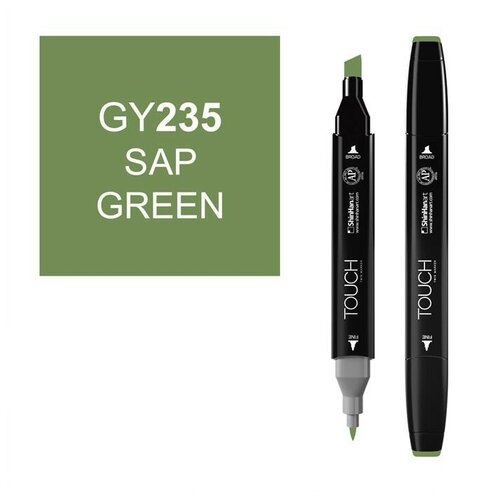 Маркер Touch Twin 235 зеленый сок GY235