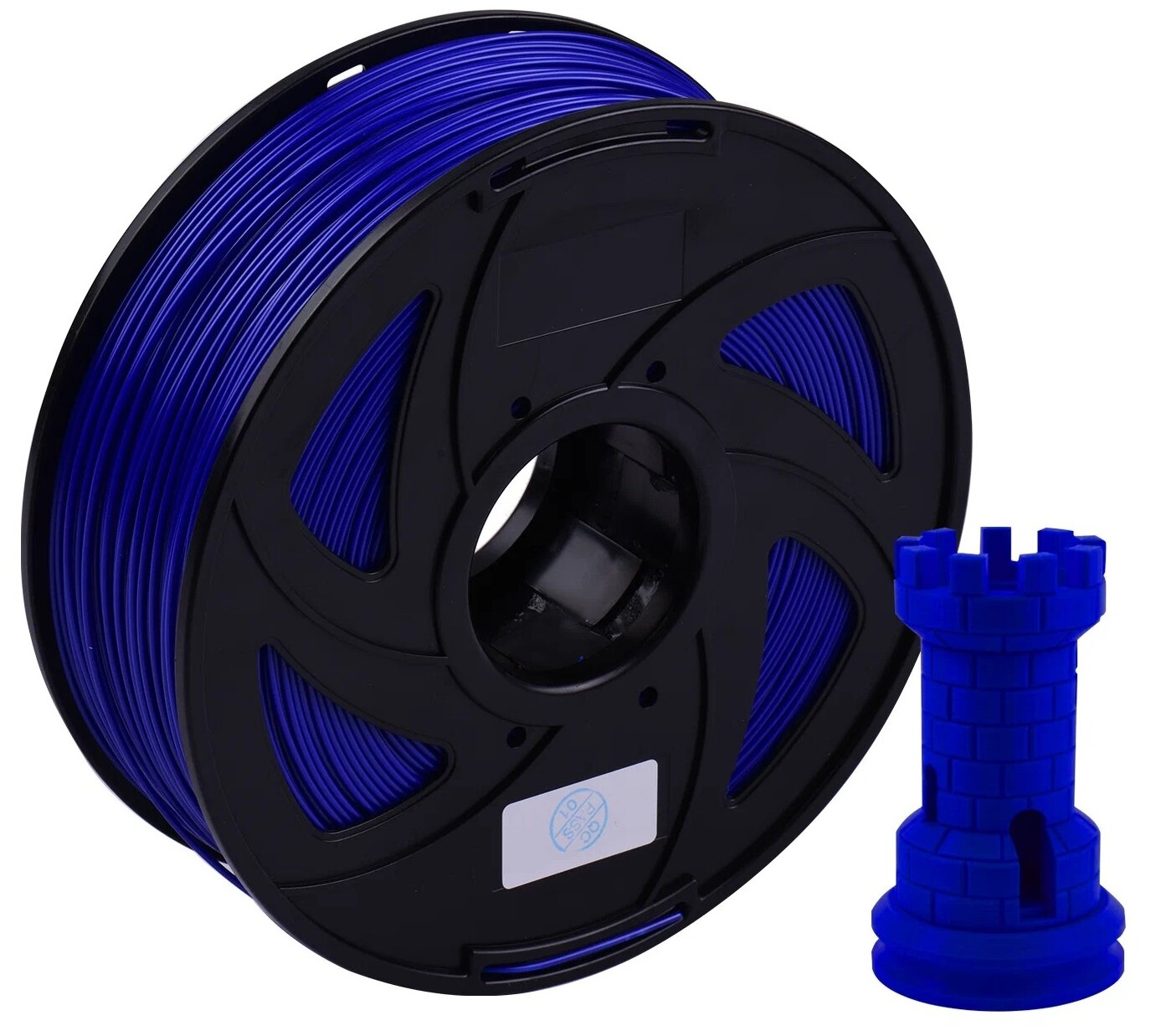 ABS пластик для 3D принтера Geekfilament 1.75мм, 1 кг темно-синий (Ultramarine), АБС филамент